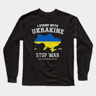 I stand with Ukraine Long Sleeve T-Shirt